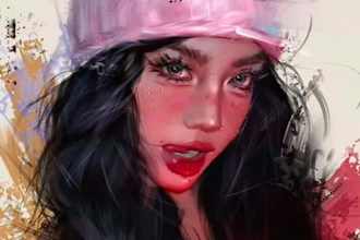 using procreate to create artwork based on personal photos