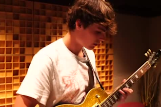 play lead or rhythm guitar over your song