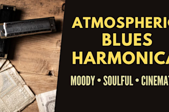 record atmospheric blues harmonica for your track