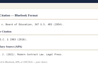 do legal research and find case law, statutes, and citations