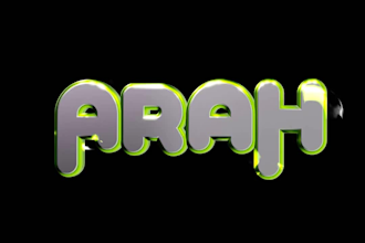 create a 3d rotating logo animation spin loop