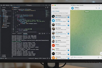 build a custom telegram automation bot or API integration