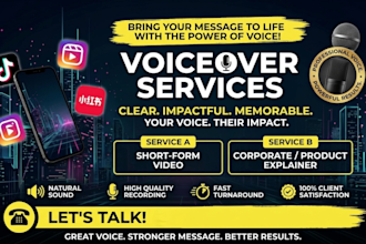 do professional voice over services