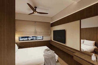 design japandi and wabi sabi interiors with photorealistic renders