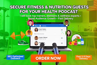 handle fitness and nutrition podcast guest booking for hosts and experts