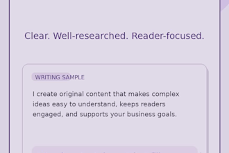 write the blogs and content