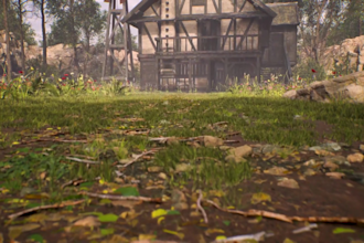 make 4k realistic game environment, modular kit, low poly pack with pbr texture