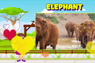 design 2d animated kids video for youtube