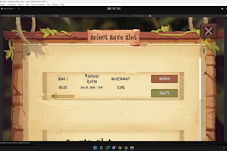 develop a 2d platformer game for android, PC, and ios