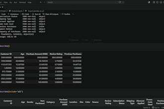 clean and preprocess your dataset using python pandas