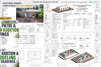 do architectural plans and mep drawings for custom homes and remodels for permit