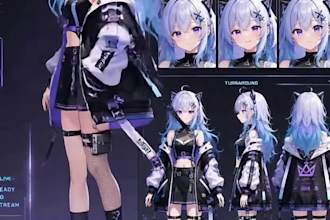design and rig your live2d or 3d vtuber model for vtuber studio