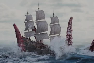 add trippy 3d water, ocean sim, fire and explosion vfx into live action footage