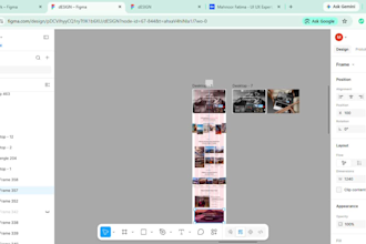 design modern figma website UI UX, landing page, and web design