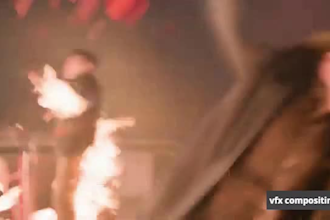 do cinematic vfx compositing, rain, fire and cgi integration for film and video