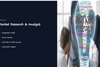 provide concise market research briefs with cited sources