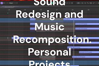 do professional sound design for your project