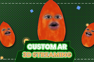 design a custom 3d ar vtuber filter character for streamfog
