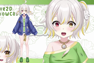 design live2d vtuber model, 2d vtuber model, live2d rigging, live2d model