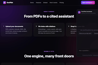 build an ai chatbot that answers questions from your pdfs and documentation