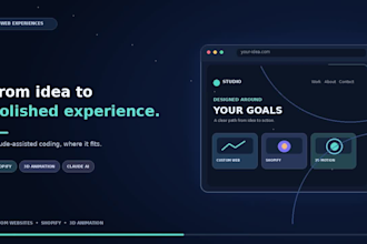 claude ai website fable gpt 6 astra 3d animated website shopify claude coded