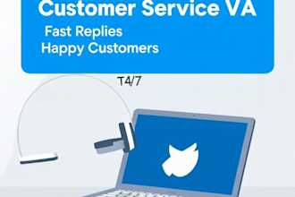 do amazon customer service and email support as VA