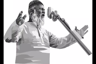 create custom digital illustration paintings for poster