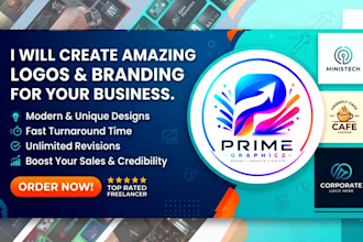 design a minimalist custom logo for your startup branding