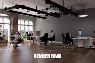create realistic 3d architectural renders