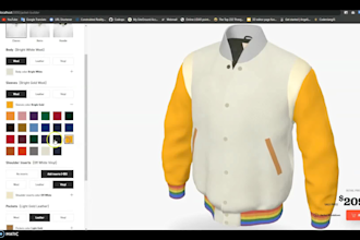 3d product configurator tshirt customizer 3d cloth design threejs webgl 3dviewer