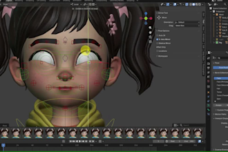 apple blendshape for face livelink,arkit blendshape, facial expression,auto rig