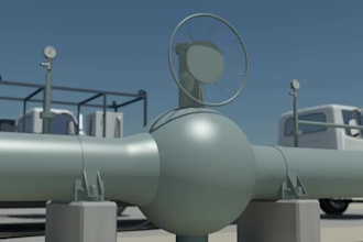 create 3d industrial animation subsea rov rigging and pipeline pigging