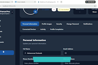 build a modern react admin dashboard with API integration