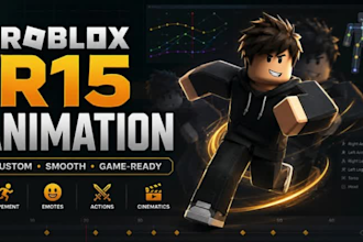 create custom roblox r15 animations for your game