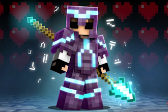 create minecraft thumbnails for you