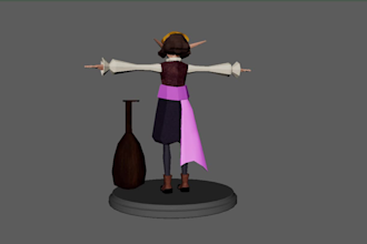 model a character in maya