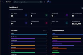 build a custom CRM, admin panel, or business management