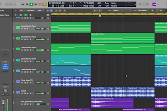 compose ambient or dnb music in logic pro for your game