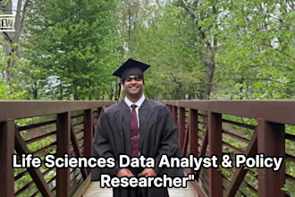 do global policy research, public data analysis, biostats