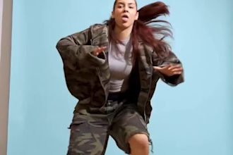 do tiktok dance afro dance, solo dance video choreography dance