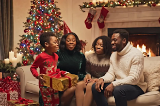 mashup festive christmas video ads commercial video product ads with google veo3