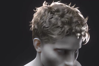 model 3d hair xgen realtime hair realistic for metahuman and vfx3d