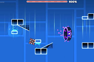 make a geometry dash layout