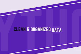 scrape websites extract data and deliver clean excle, cvs, database or json file