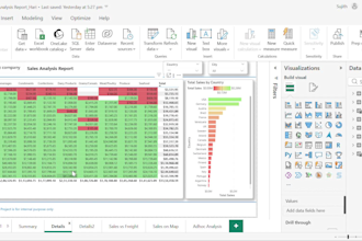 power bi sales report