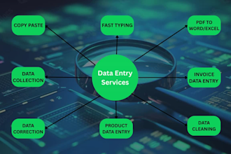 do fast and accurate data entry, copy paste, re typing