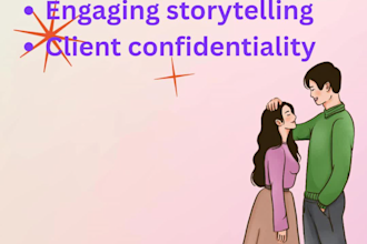 ghostwrite a romance novel