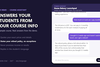 build an ai chatbot for your online course or coaching program