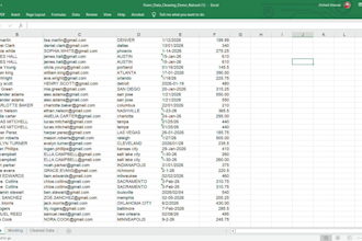 clean,organize and format your excel or CSV data