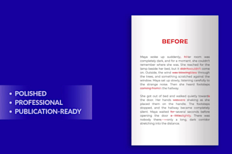 do nonfiction copy editing, for memoir, self help,  christian book, manuscript